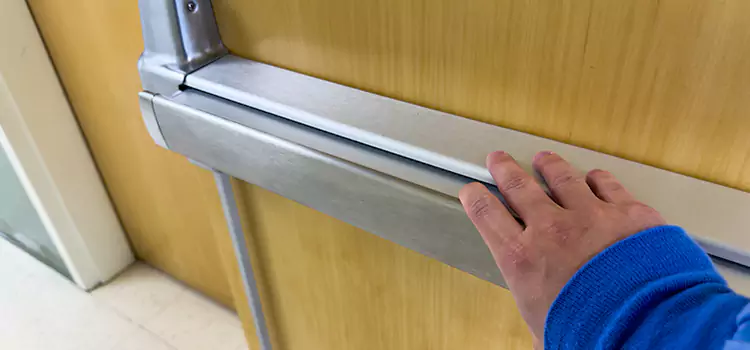Installing a Push Bar on a Door Pearl City
